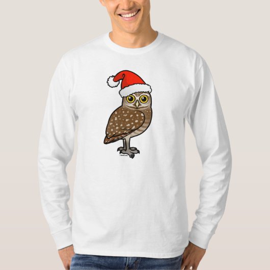 Santa Burrowing Owl T-shirt (Voorkant)
