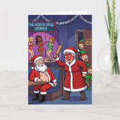 Santa Busted Kaart (Voorkant)