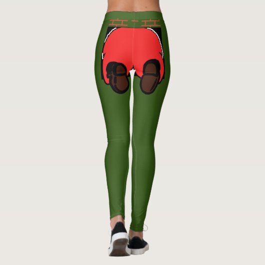 Santa Butt-Leggings Leggings (Achterkant)
