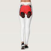 Santa Butt Leggings Wit (Achterkant)