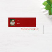 santa cadeau labels mini visitekaartjes (Bureau)