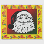 Santa - cadeaupapier (Vlak)