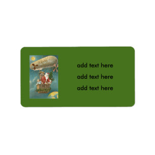 Santa Cadeaus Gifts kerstboomballon Etiket