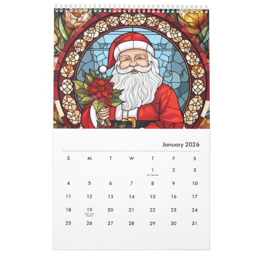 Santa Calander voor kerstcadeau Kalender (Jan 2026)