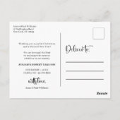 Santa Came Early Kerstmis Birth Announement Briefkaart (Achterkant)