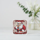 Santa Came Twice! Informatiekaartje (Staand voorkant)