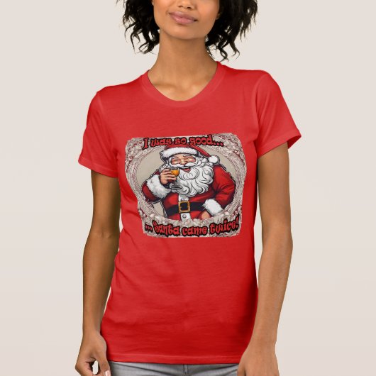 Santa Came Twice! T-shirt (Voorkant)