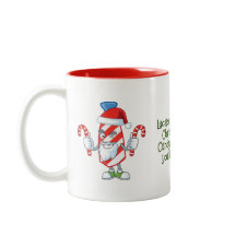 Santa Candy Cane gepersonaliseerd