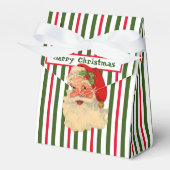  Santa & Candy Cane Stripes Favor Box Bedankdoosjes