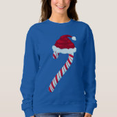Santa Candy Cane Sweatshirt (Voorkant)