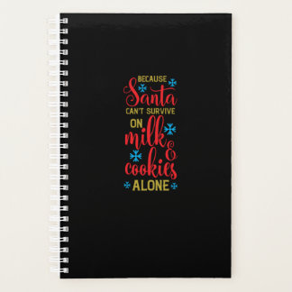 santa cant overleeft ook melk en koekjes planner