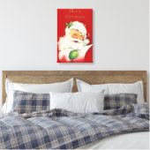 Santa Canvas Print (Insitu (Slaapkamer))