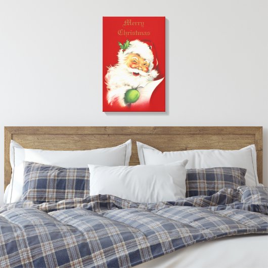 Santa  Canvas Print (Insitu (Slaapkamer))