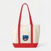 Santa Canvas tas (Voorkant)