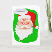 Santa Carnival Cutout kaart (Voorkant)