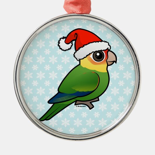Santa Carolina Parakeet Metalen Ornament (Voorkant)