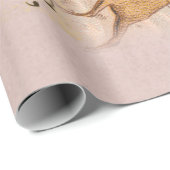  Santa Carriages Ephemera-ontkoppeling Cadeaupapier (Rol Hoek)