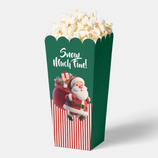 Santa Carrying Gift Sack Bedankdoosjes (Popped)