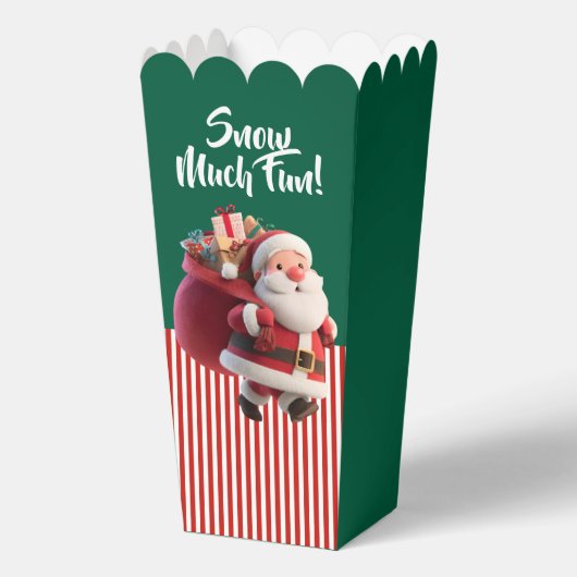 Santa Carrying Gift Sack Bedankdoosjes (Voorkant)