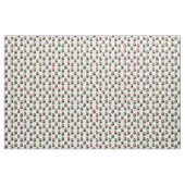 Santa Cartoon Boston Terrier Stof (Yard (91,4 cm))