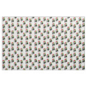 Santa Cartoon Boston Terrier Stof (Fat Quarter)