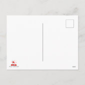 Santa Cartoon Cute Peking Character © BluedarkArt Feestdagenkaart (Achterkant)