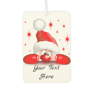 Santa Cartoon Cute Peking Character © BluedarkArt Luchtverfrisser