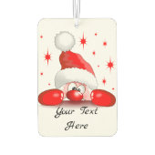 Santa Cartoon Cute Peking Character © BluedarkArt Luchtverfrisser (Achterkant)