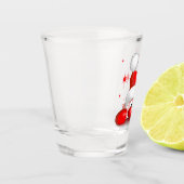 Santa Cartoon Cute Peking Character © BluedarkArt Shot Glas (Links)