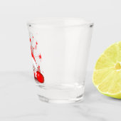 Santa Cartoon Cute Peking Character © BluedarkArt Shot Glas (Rechts)