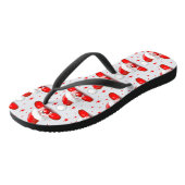 Santa Cartoon Cute Peking Character © BluedarkArt Teenslippers (Schuin)