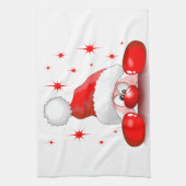 Santa Cartoon Cute Peking Character © BluedarkArt Theedoek (Verticaal)