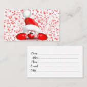 Santa Cartoon Cute Peking Character © BluedarkArt Visitekaartje (Voorkant / Achterkant)