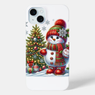 santa iPhone 15 mini hoesje