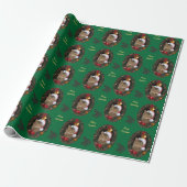 Santa Cat (aanpasbaar) Cadeaupapier (Uitgerold)