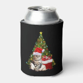 Santa Cat Blikjeskoeler (Blikje Voorkant)