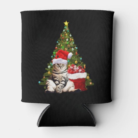 Santa Cat Blikjeskoeler (Voorkant)