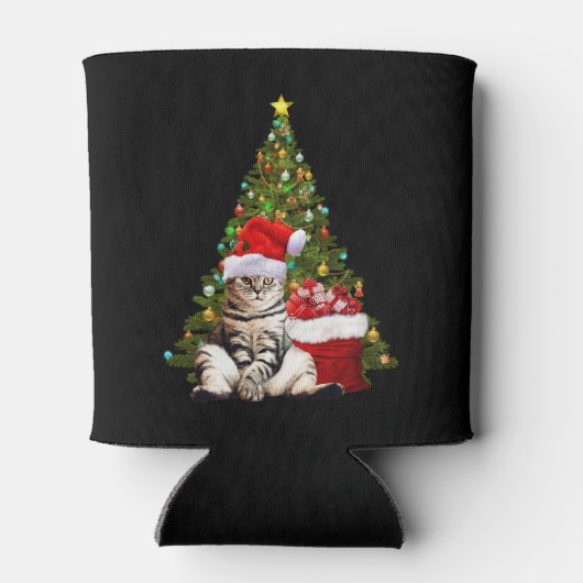 Santa Cat Blikjeskoeler (Achterkant)