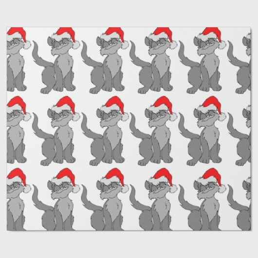 SANTA CAT CADEAUPAPIER (Zoom)