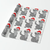 SANTA CAT CADEAUPAPIER (Uitgerold)