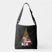 Santa Cat Crossbody Tas (Voorkant)