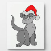 SANTA CAT FOTOPLAAT (Voorkant)