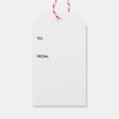 Santa Cat Gift Labels Cadeaulabel (Achterkant)