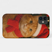 Santa Cat iPhone 11 Hoesje (Achterkant (horizontaal))