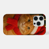 Santa Cat iPhone 15 Pro Hoesje (Achterkant horizontaal)
