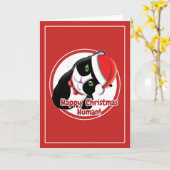 Santa Cat Kaart (Gele Bloem)