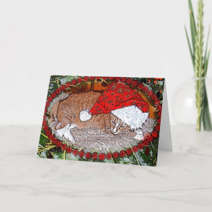 Santa Cat Kaart
