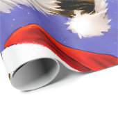 Santa Cat Kerst Wrapping Papier (Rol Hoek)