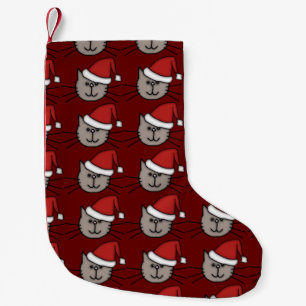 Santa Cat Kleine Kerstsok