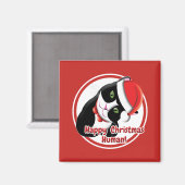 Santa Cat Magneet (Voorkant / Achterkant)
